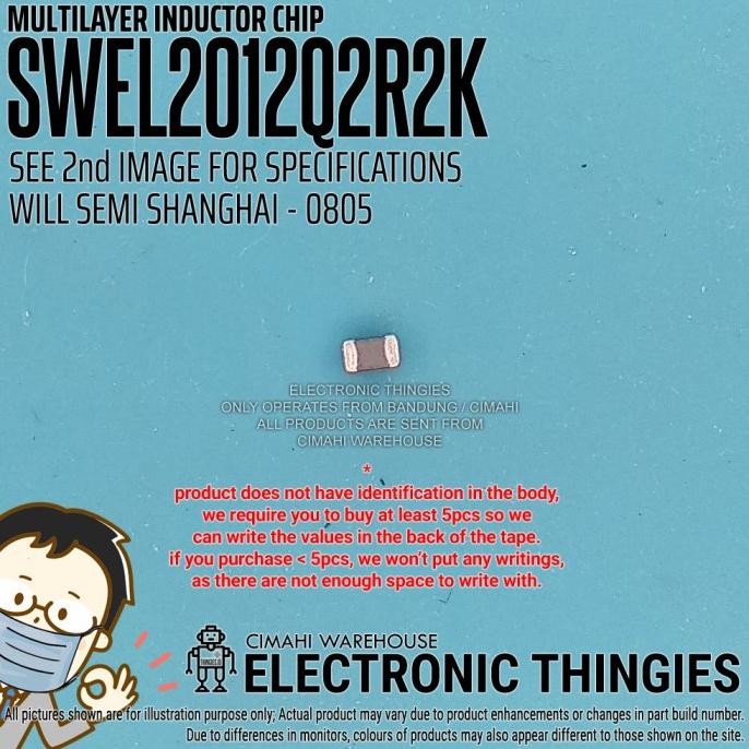 Terbaru (20) SWEL2012Q2R2K 0805 WELL 2.2UH INDUCTOR LOW FREQUENCY INDUKTOR SMD thingie43