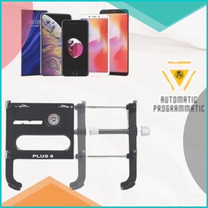 Gub plus 6 pro 6 phone dan sepeda holder Rotasi 360 aluminium alloy hp