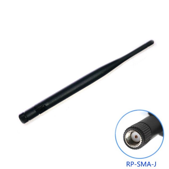 BEBAS ONGKIR 2.4GHZ 6DBI OMNI WIFI ANTENNA 2.4G ANTENNA AERIAL RP-SMA-J