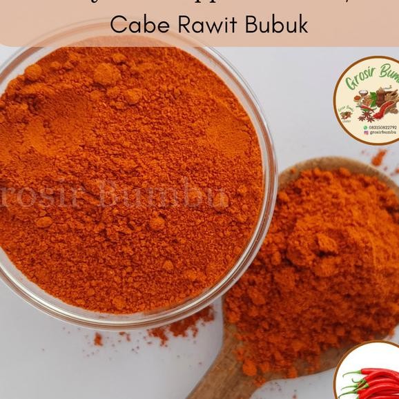 

Ready Pure Cayenne Pepper Powder - 1Kg / Cabe Rawit Bubuk