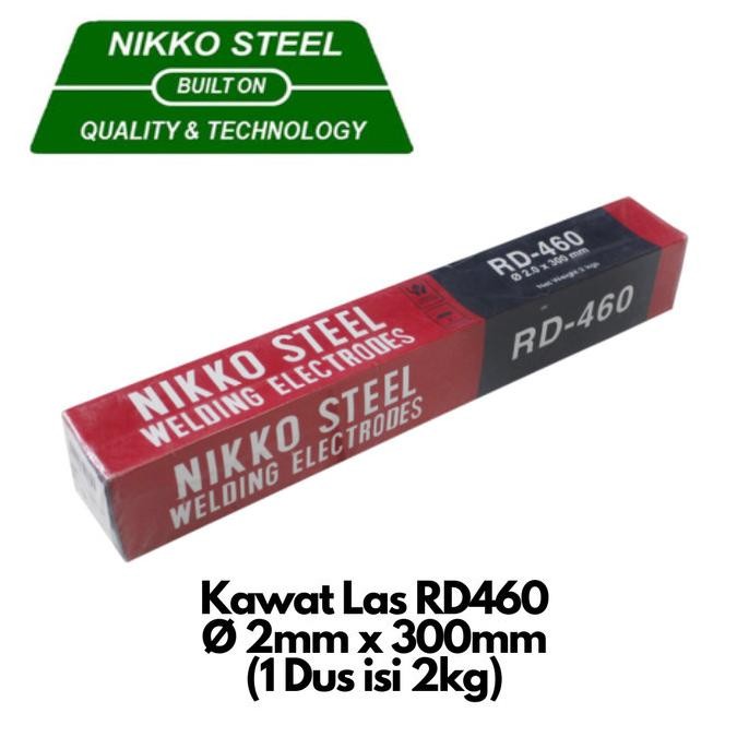 (:(:(:(] NIKKO STEEL KAWAT LAS LISTRIK 2 MM WELDING ELECTRODES RD-460 RD460