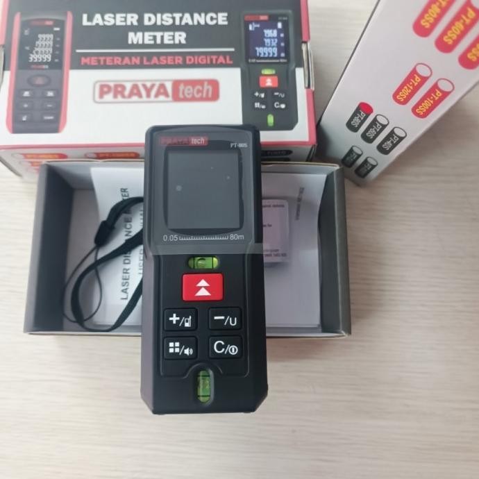 {{{{}}] PRAYA TECH METERAN LASER DIGITAL 40 METER 40M LASER DISTANCE METER