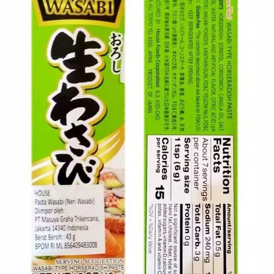 

Wasabi Neri Tube 43Gr