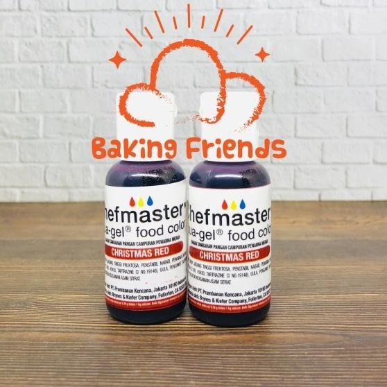 

Christmas Red Chefmaster Food Colng 20Ml/Pewarna Makanan/Colour Gel