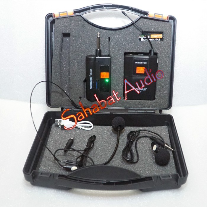 Ready Mic Wireless ULX 1 / Mic Bandol + Clip On UHF Wireless Microphone