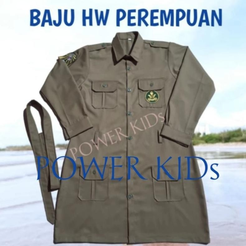 Berkualitas Baju Hw Seragam Sekolah Sd Smp Sma Muhammadiyah Perempuan BisaCod