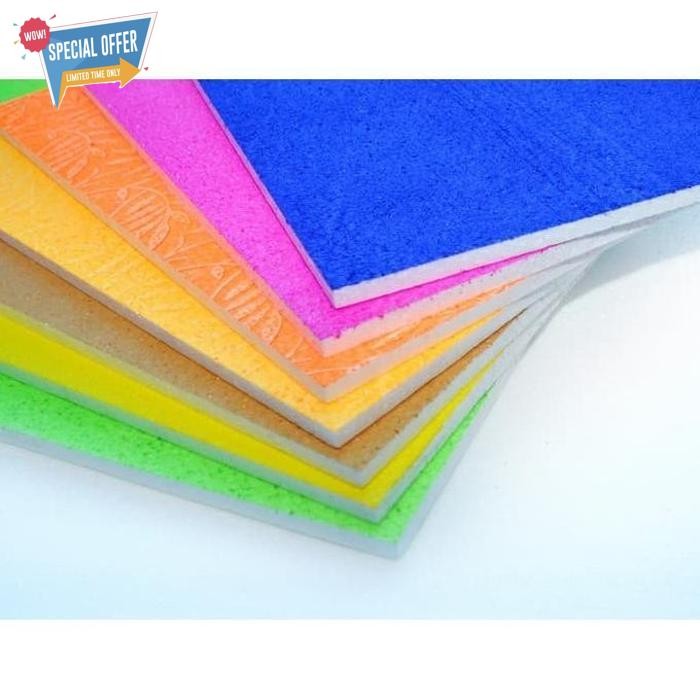 

Serba Murah Styrofoam Warna Ukuran 40*60*1,5Cm / Sterofom Prakarya/Meding Jaminan Original