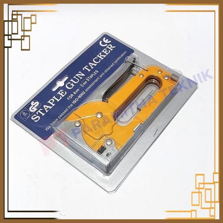 

[PMT] STAPLE GUN TACKER / STAPLES TANGAN BESI /STAPLER JOK MANUAL/ GS TAIWAN