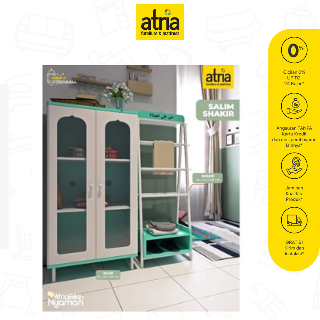 ATRIA Paket Rak dan Lemari Sasamacita