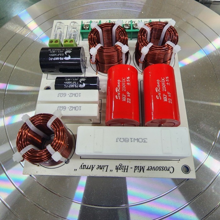 Crossover Pasif Cf Pro Dobel Mid High khusus line array speaker