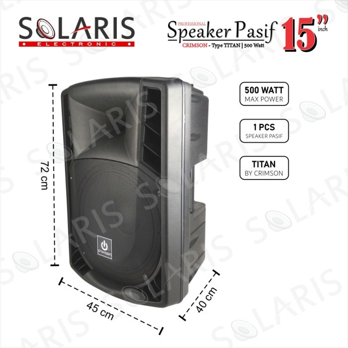 SPEAKER PASIF 15 Inch CRIMSON TSPA 15-14 P