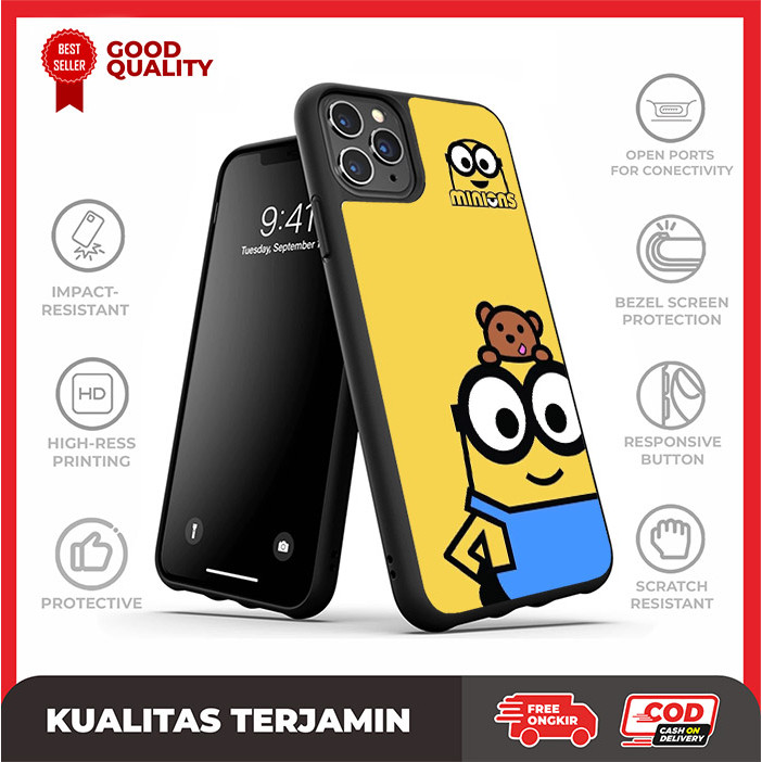 Case iPhone 11 12 13 14 15 16 XR XS Pro Max Plus Mini SE 4 Minions AH3280 iPhone Series A14