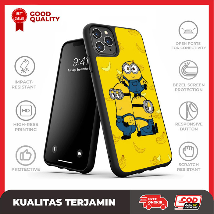 Case iPhone 11 12 13 14 15 16 XR XS Pro Max Plus Mini SE 4 Minions AH3283 iPhone Series A14