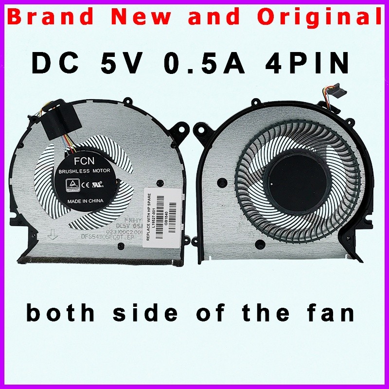 Pendingin kipas pendingin CPU baru HP Envy 13-AH 13-AH1025CL 13-AH0051WM 13-AH0001NA 13-AH0010NR TPN