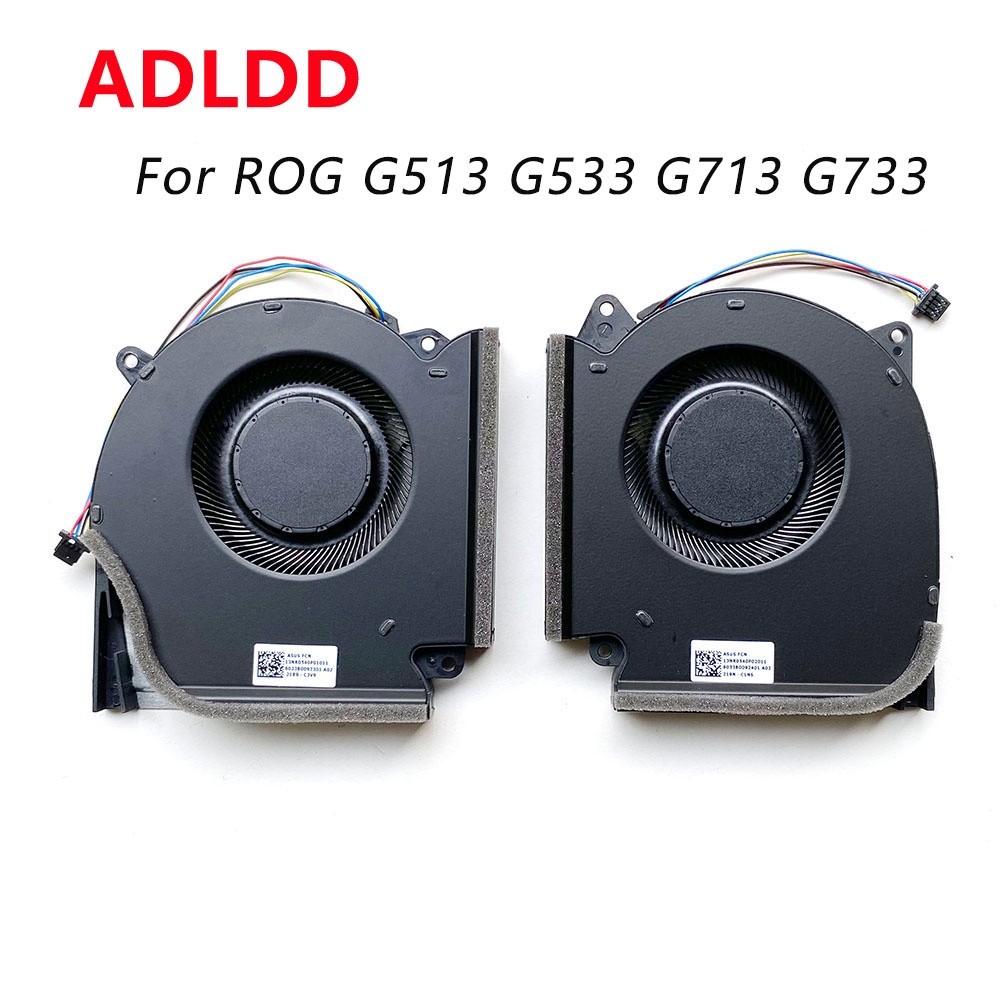 Pendingin Kipas Pendingin GPU CPU Laptop ASUS ROG Strix G15 G513 G533 G17 G713 G733 G513QR G533Q G71