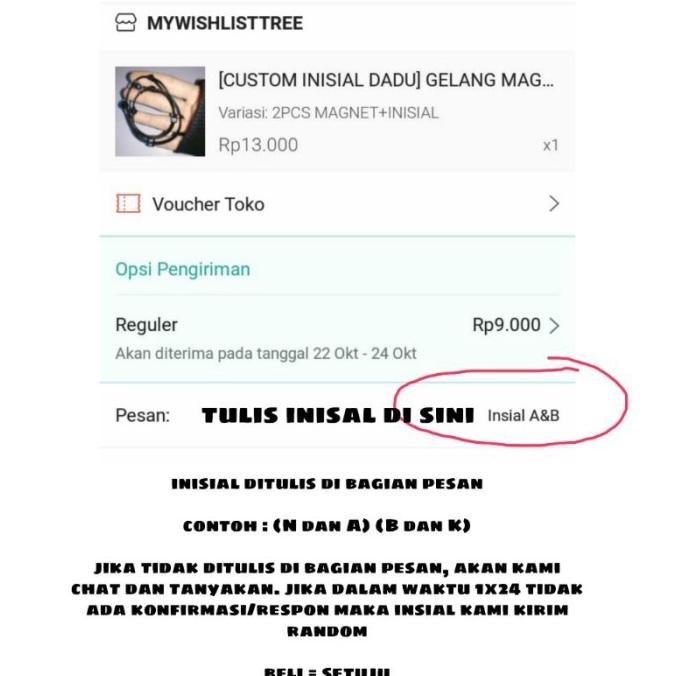 [Custom Inisial Dadu] Gelang Magnet Custom Nama Insial Dadu | Gelang Couple Magnet Tali Korea Polos 