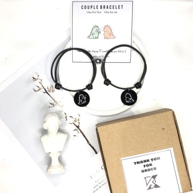 Gelang Couple Dino Magnet Gelang Couple V1 ! Gelang Couple Sahabat Magnet