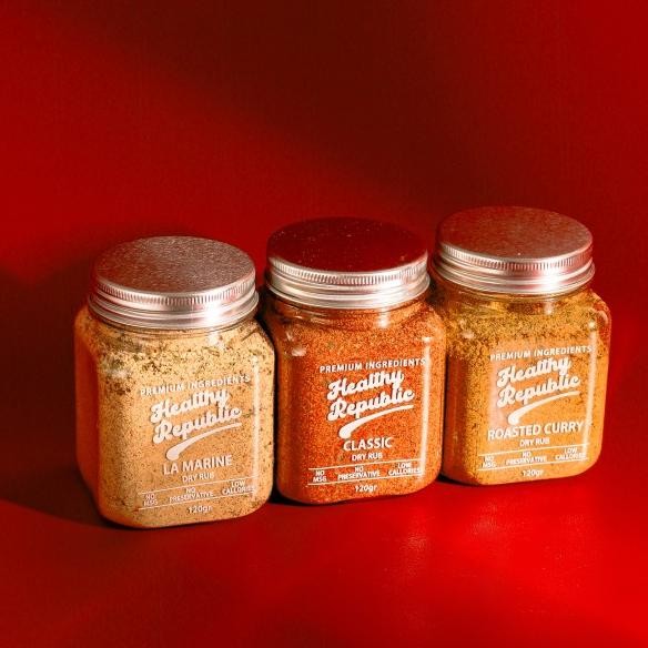 

[ Bundle 3Pcs Bebas Pilih ] Healthy Republic Bumbu Marinasi Serba Guna Rendah Kal 120Gr