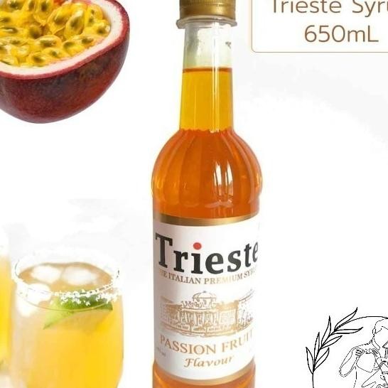 

650Ml Passion Fruit Trieste Syrup Sirup Kopi Coffee - Markisa