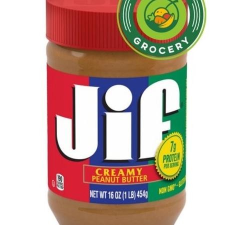 

Jif Creamy Peanut Butter Selai Kacang 16Oz 454Gr