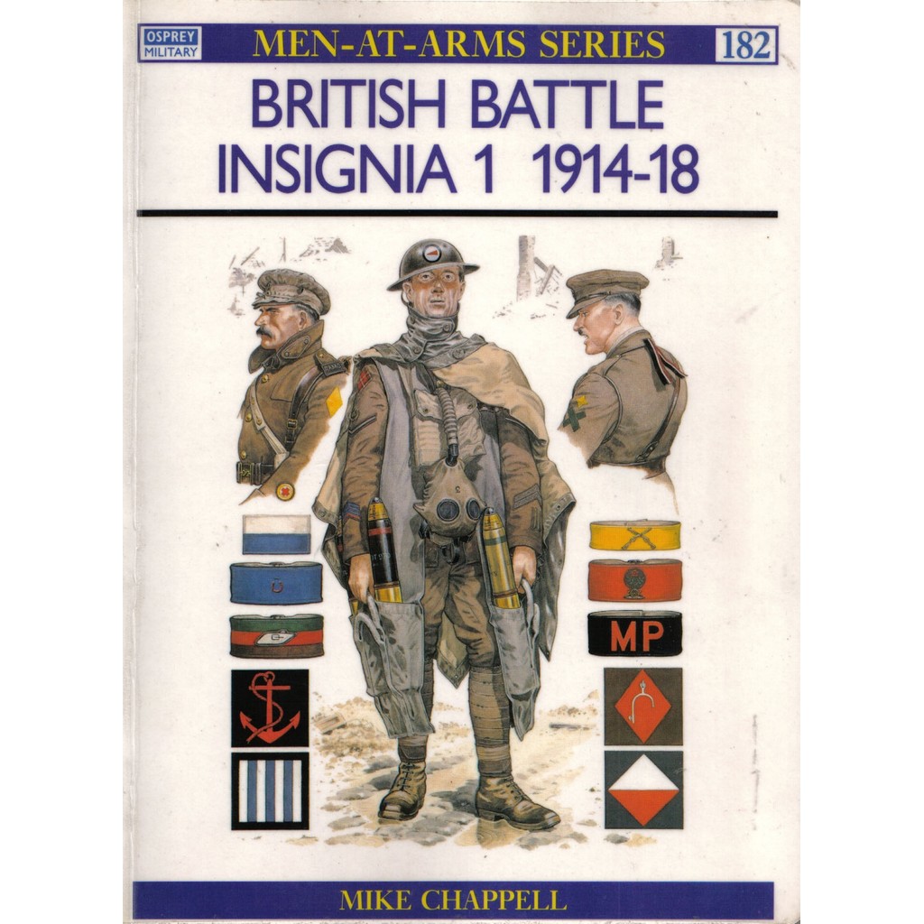 

Osprey - Men-at-Arms 182 - British Battle Insignia (1) - 1914-18 (Sejarah / D)