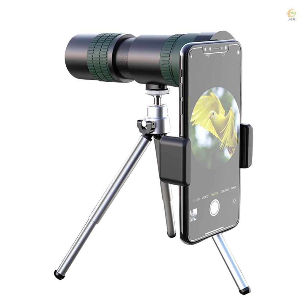 Teleskop Monokuler Portabel MIP APEXEL Zoom 8X-24X Lensa BAK4 Prism FMC dengan Dudukan Ponsel Pintar