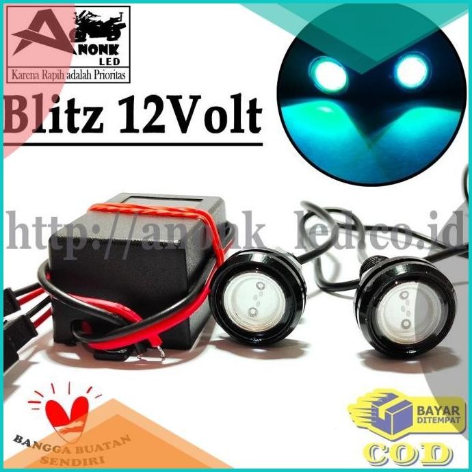 Lampu Blitz Kedip Pesawat 12v ICEBLUE / Led Blitz Pesawat ICEBLUE 12v