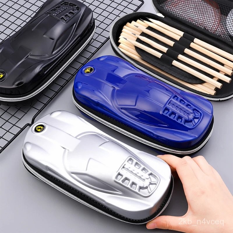 

3D stereo car pencil case cartoon cute pencil box school supplies storage box student EVA plastic stationery box pen case gifts GT4Q