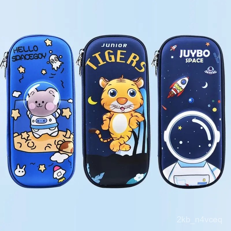

3D Pencil Case Creative EVA Anti-fall Storage Box Cartoon Portable Stationery Organizer Kids TA0R