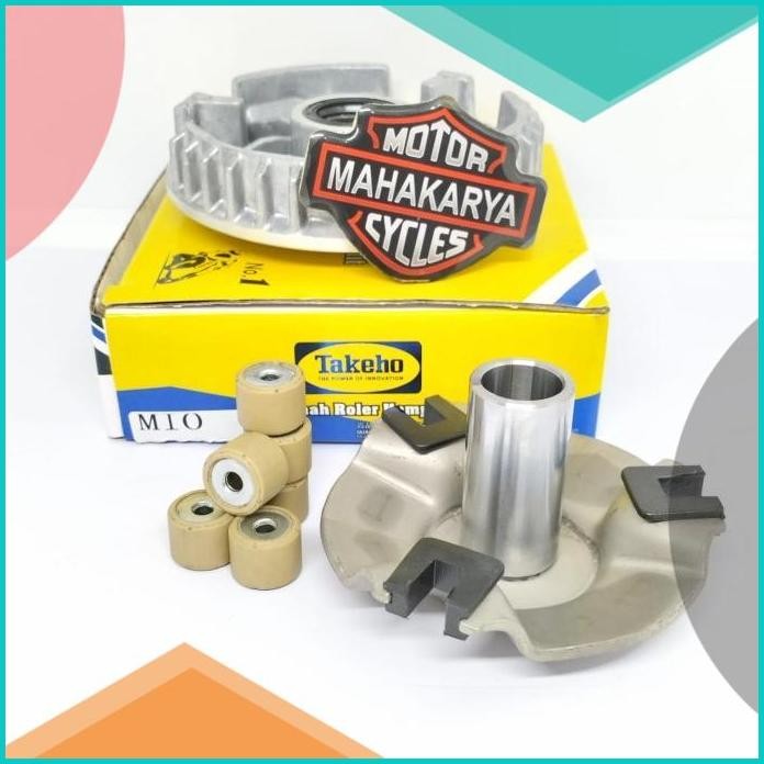 RUMAH ROLLER ASSY MIO KARBU MIO SMILE MIO LAMA KOMPLITMERKTAKEHO 8