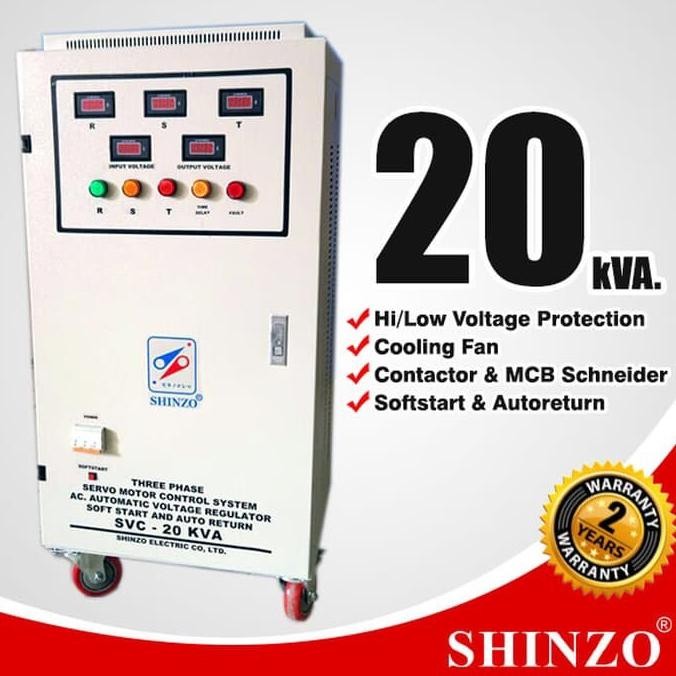 Shinzo Stabilizer 20000 3phase Digital
