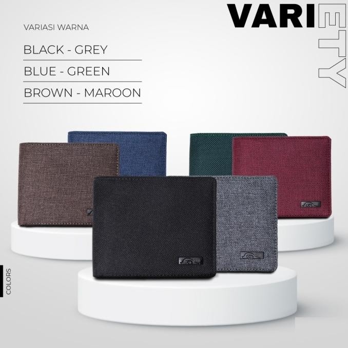 Dompet Remaja Pria Anak Laki Laki Kain Dompet Lipat Pria Tipis Keren HTM