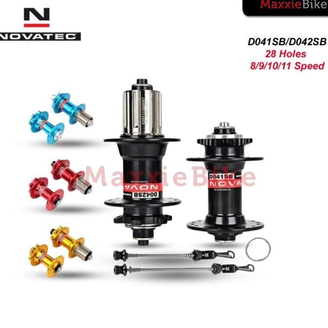 Hub FreeHub Novatec 32 Hole Six Bolt Sealed Bearing Jangkrik5 Warna