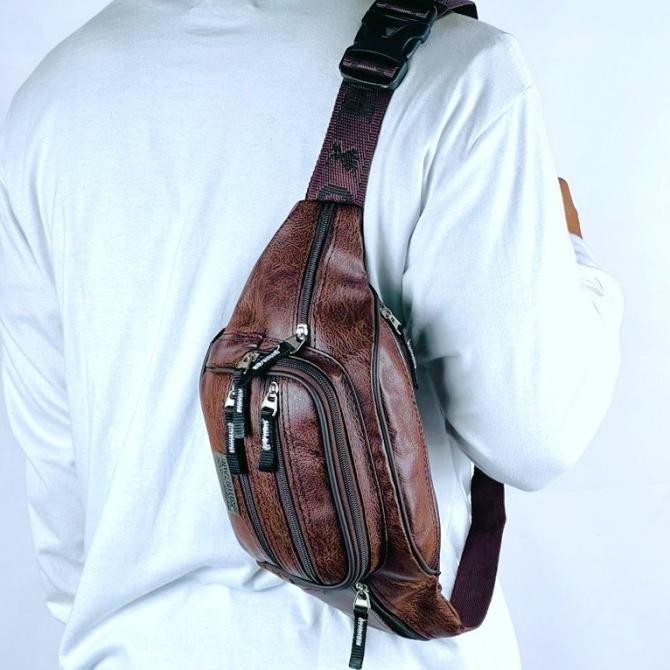 Tas Mpang Pria Wanita Waistbag Tas Pinggang Sporty