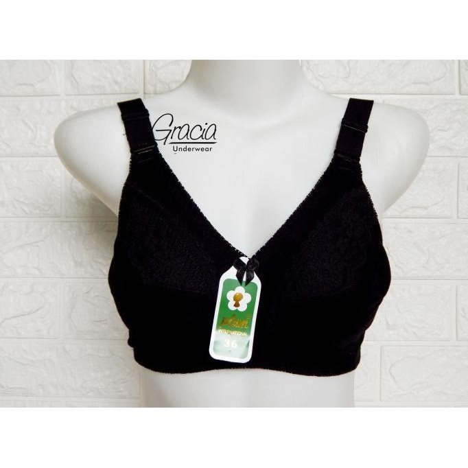 Bra / Bh Plum 059 Hitam Size 32-38 Terbatas