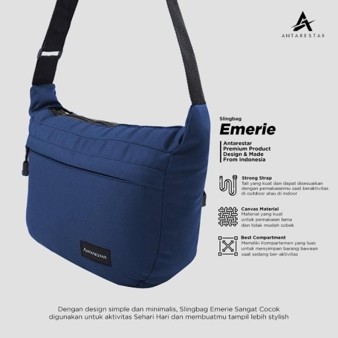 Tas Selempang Pria Wanita Antarestar Emery - Slingbag Pria Wanita Antarestar