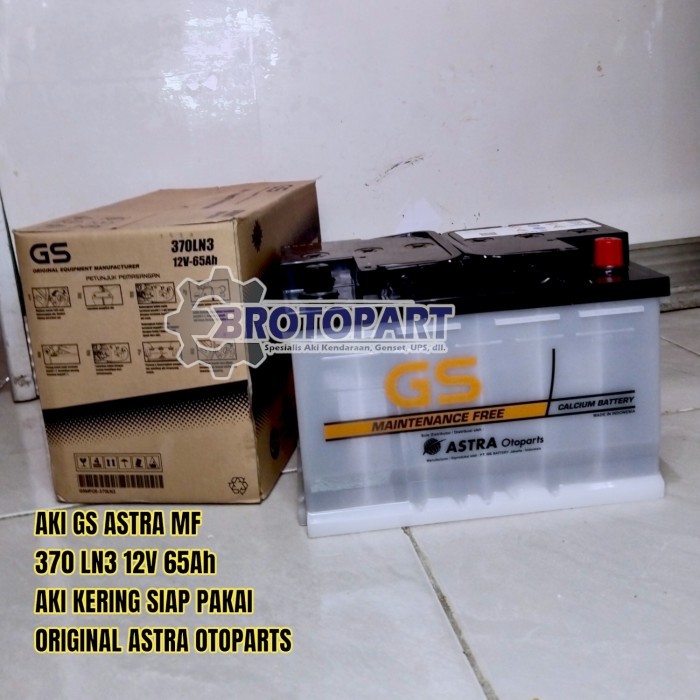 Aki Mobil Innova Reborn Diesel Fortuner VRZ Diesel GS 370LN3 LN3 MF