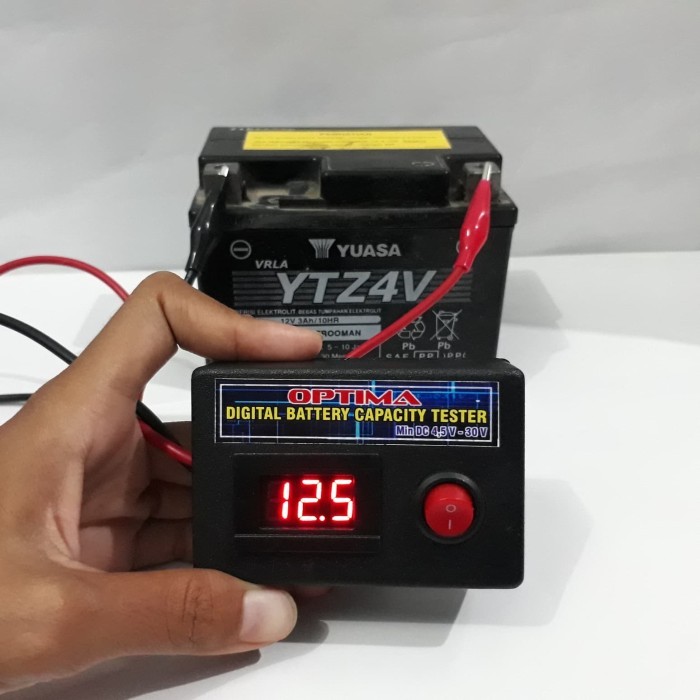 Digital Battery Capacity Tester, tester kapasitas aki 12v, 24v, dll.