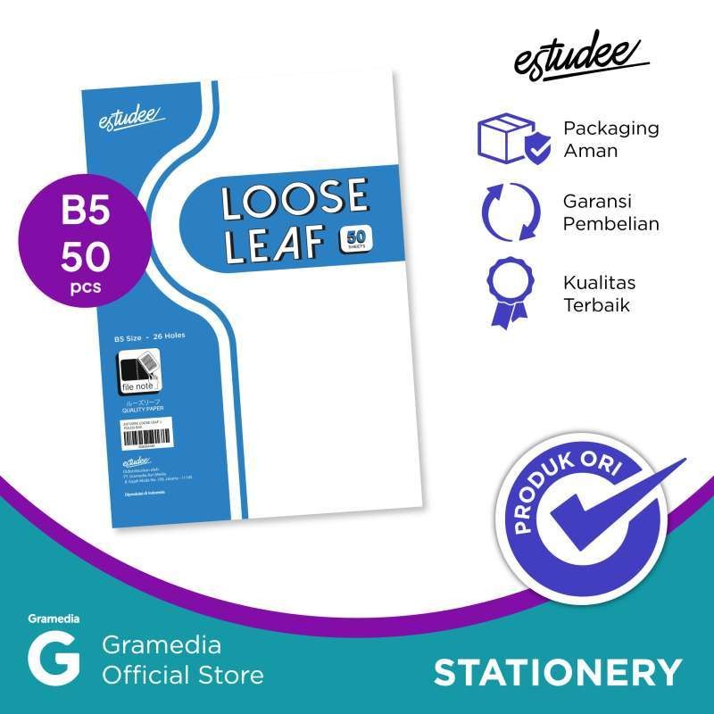 

Gramedia Cirebon - ESTUDEE LOOSE LEAF J POLOS B50