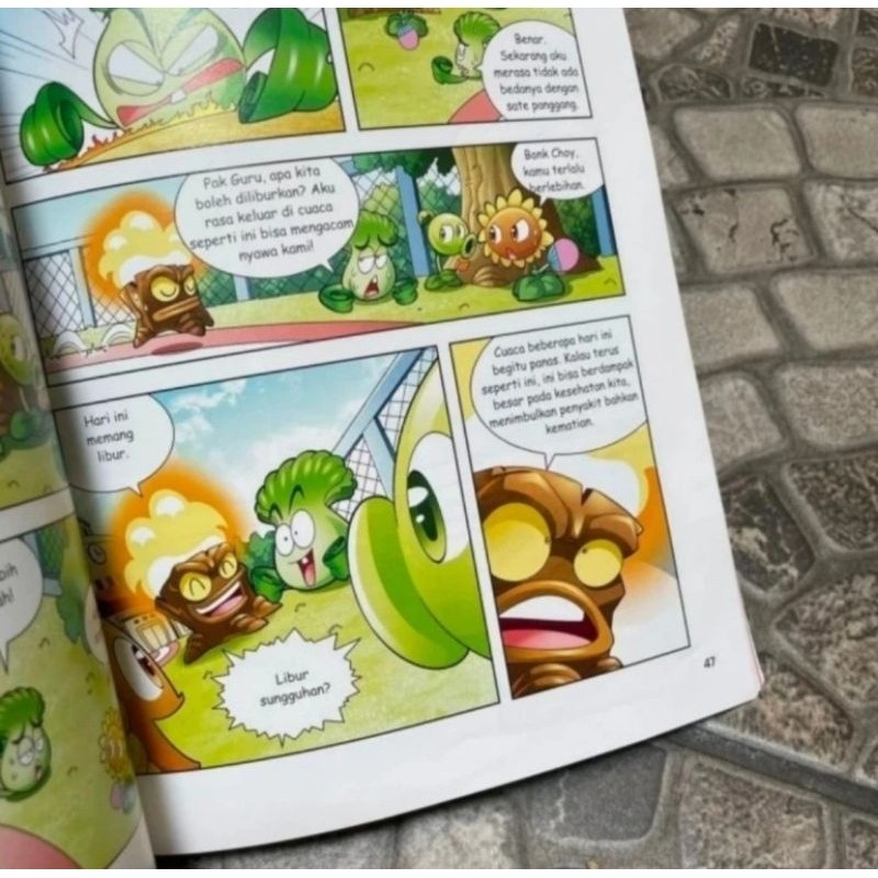 BUKU KOMIK SAINS ANAK - PLANTS VS ZOMBIE [PART 4]