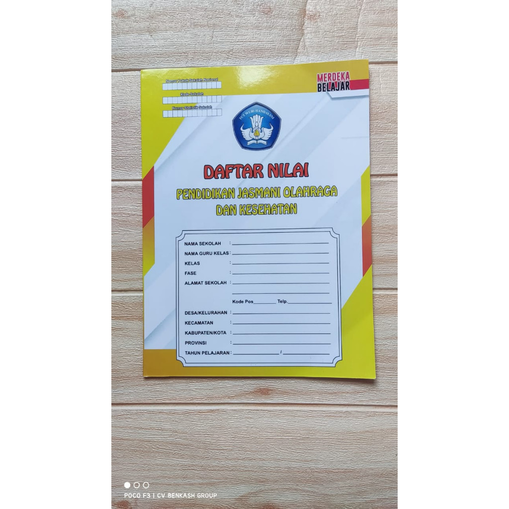 

BUKU PENILAIAN MAPEL KURIKULUM MERDEKA EDISI TERBARU