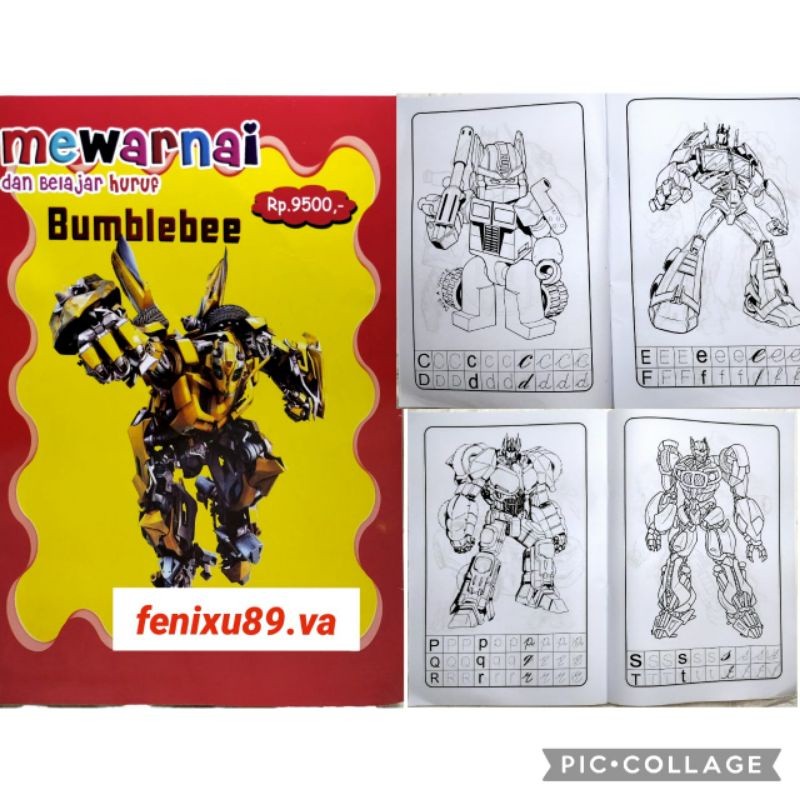 

Buku Mewarnai Robot Bumbble Bee