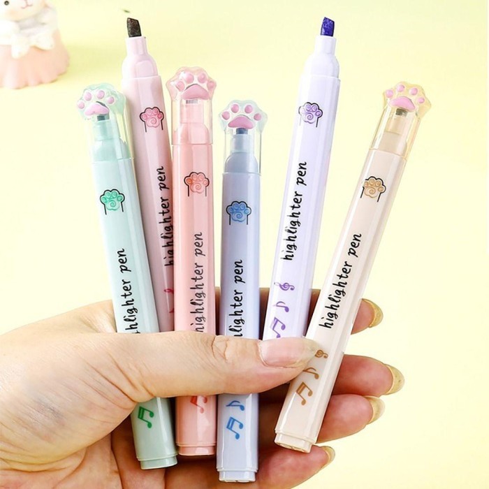 

Vee 6Pcs/Set O Pe Set Good-Looking Perlengkapan Kantor Sekolah