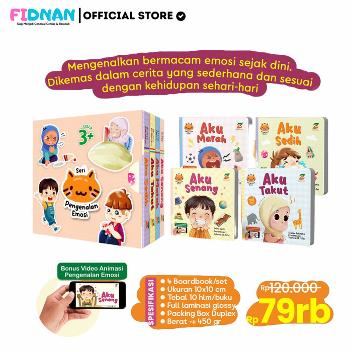 

Bana Seri Pengenalan Emosi - Buku Edukasi Anak - 100% Original