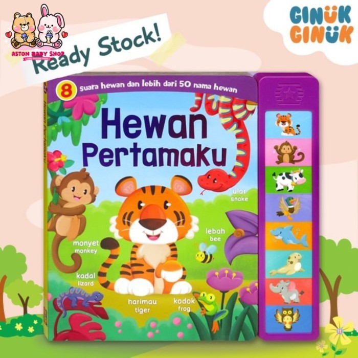 

Bana Ginuk Ginuk Sound Book Hewan Pertamaku Buku Edukasi Anak Board Book
