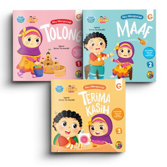 

Bana Buku 1 Set Seri Kata Ajaib - Tolong Maaf Terima Kasih Cerita Anak