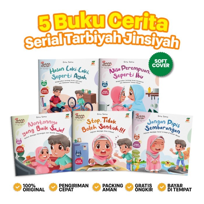 

Bana Buku Cerita Anak Islami - Serial Tarbiyah Jinsiyah - Pendidikan Seksual Dasar Bagi Anak