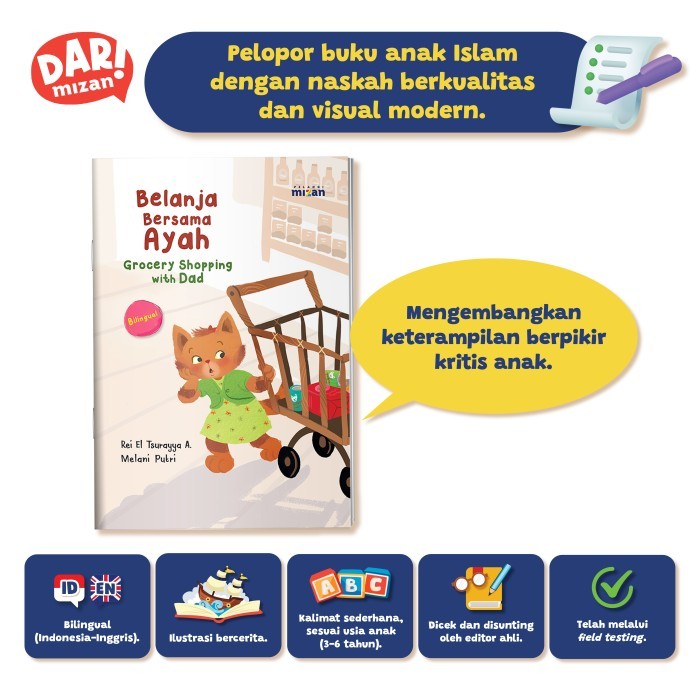 

Bana Buku Cerita Anak : Belanja Bersama Ayah (Bilingual) - Soft Cover