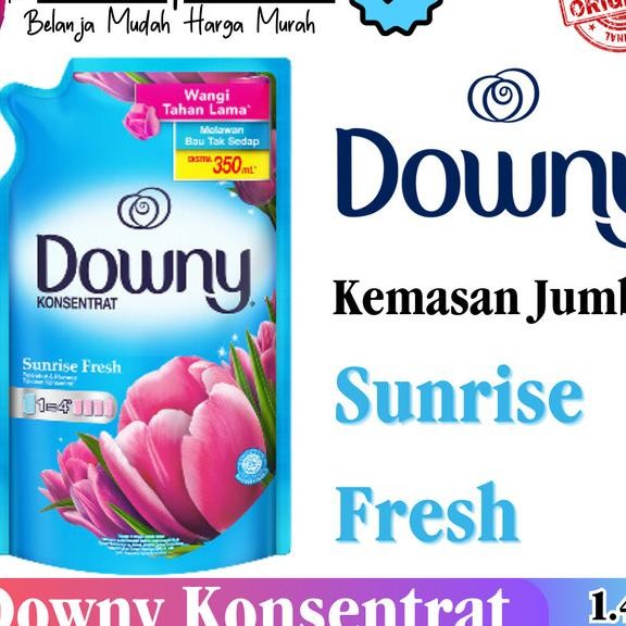 Downy Pelembut & Pewangi Pakaian Sunrise Fresh 1.4 Liter