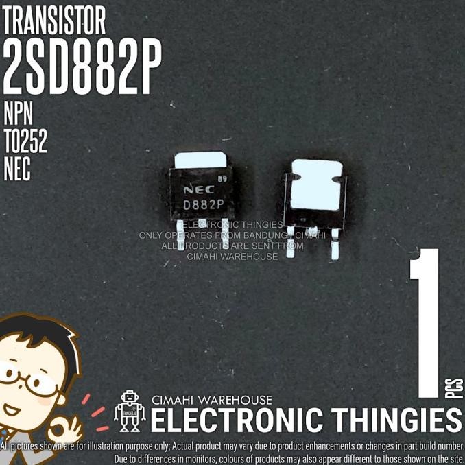 Diskon (5) 2SD882P TO252 NEC TRANSISTOR 2SD882 D882 thingie43 Juara